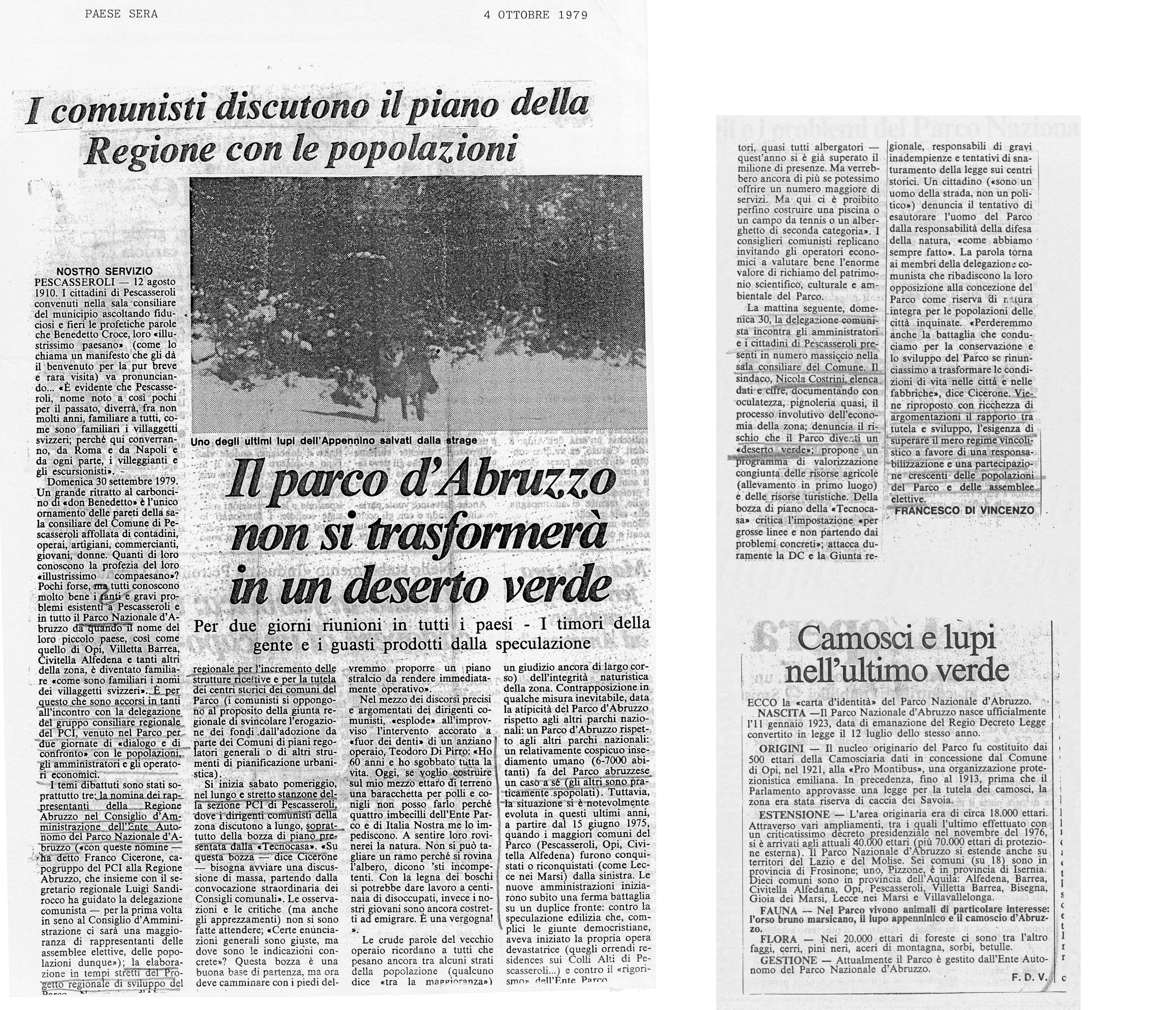 1979.10.04. Paese sera. Convegno Pci